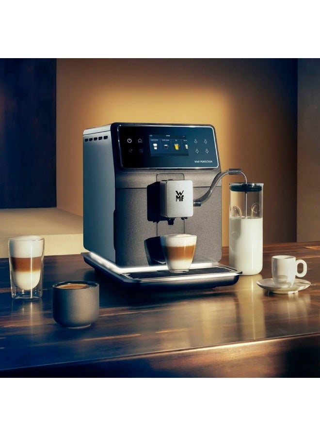 Automatic Coffee Machine With 18 Preset Beverage Options And 16 Customizable User Profiles For Ristretto Espresso Lungo Long Coffee Double Espresso Americano Morning Coffee Cappuccino