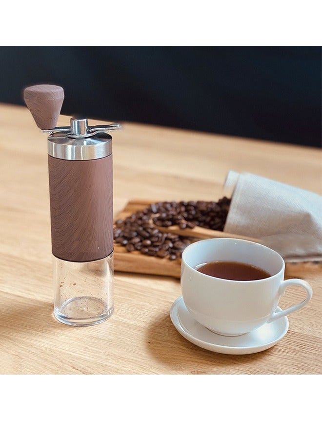 Manual Coffee Grinder, Adjustable Bean Grinder - Manual Coffee Grinder with Hand Crank Grinder - Perfect for Home, Office Or Travel