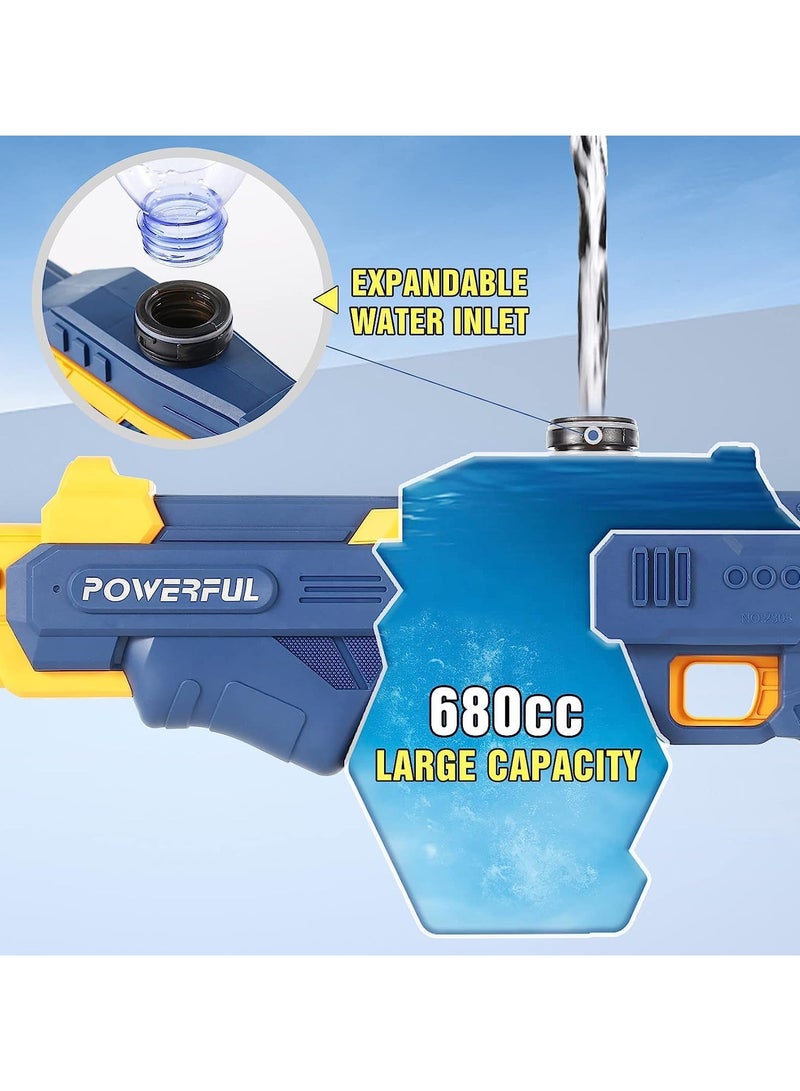 Electric Water Gun for Kids, High Pressure Water Gun Electric Powerful Squirt Guns, Automatic Large Capacity Water Blasters for Kids & Adults Summer Pool Beach Party
