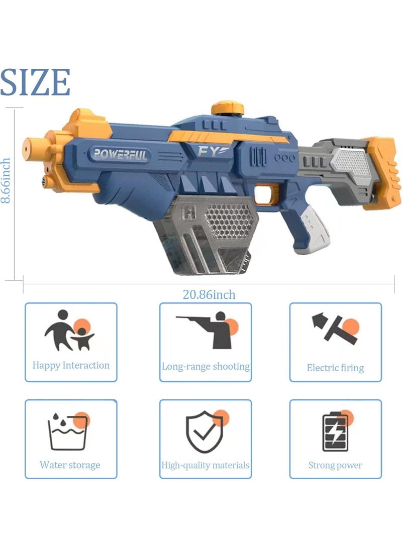 Electric Water Gun for Kids, High Pressure Water Gun Electric Powerful Squirt Guns, Automatic Large Capacity Water Blasters for Kids & Adults Summer Pool Beach Party