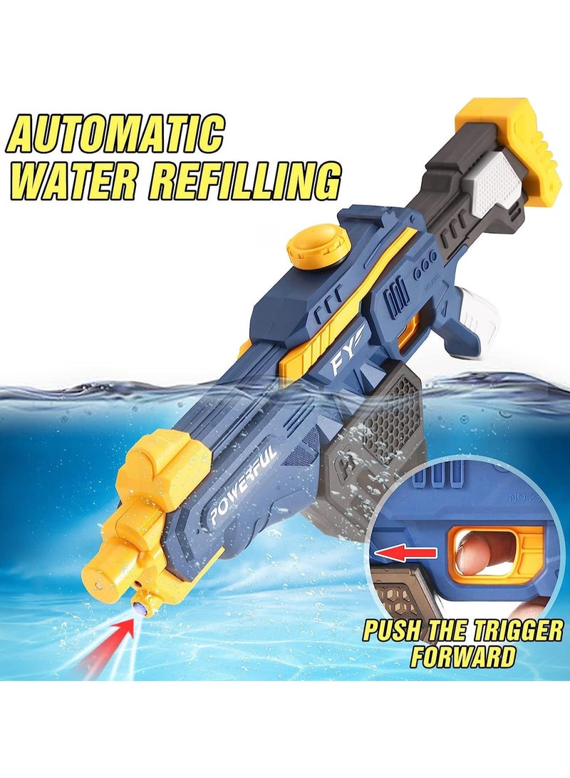Electric Water Gun for Kids, High Pressure Water Gun Electric Powerful Squirt Guns, Automatic Large Capacity Water Blasters for Kids & Adults Summer Pool Beach Party