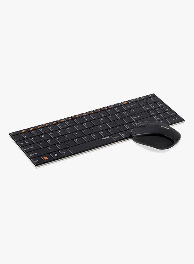Wireless Mouse And Keyboard Set Black
