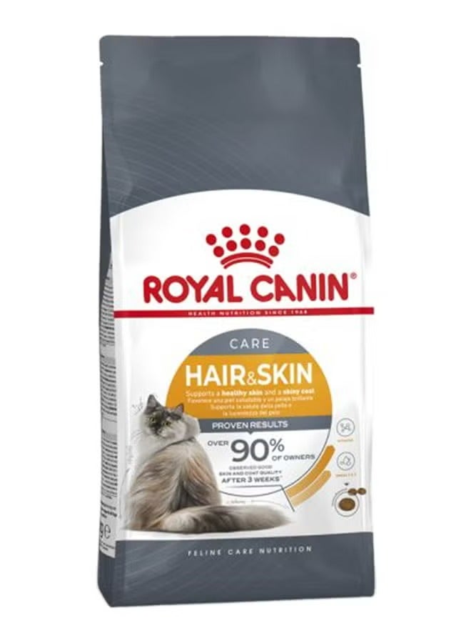 Royal canin  Hair and Skin Cat Dry Food 4kg