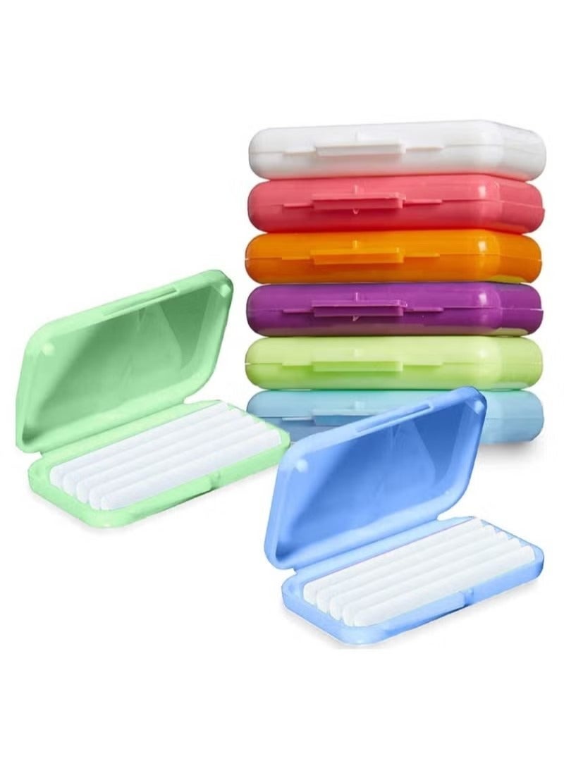 6 Pack Clear Braces Wax for Teeth Dental Wax for Braces Wearer Tooth Wax for Braces and Oral Appliances