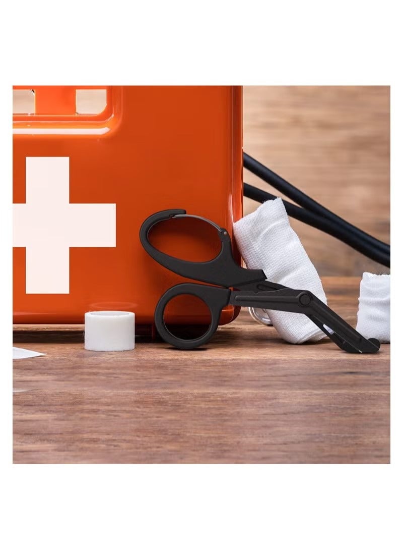 2 PCS Trauma Shears Medical Scissors with Carabiner, 7.5