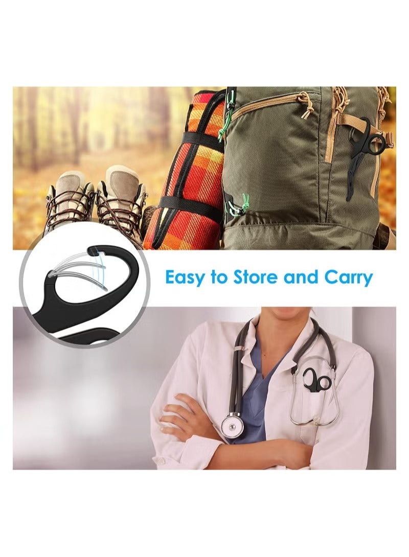2 PCS Trauma Shears Medical Scissors with Carabiner, 7.5