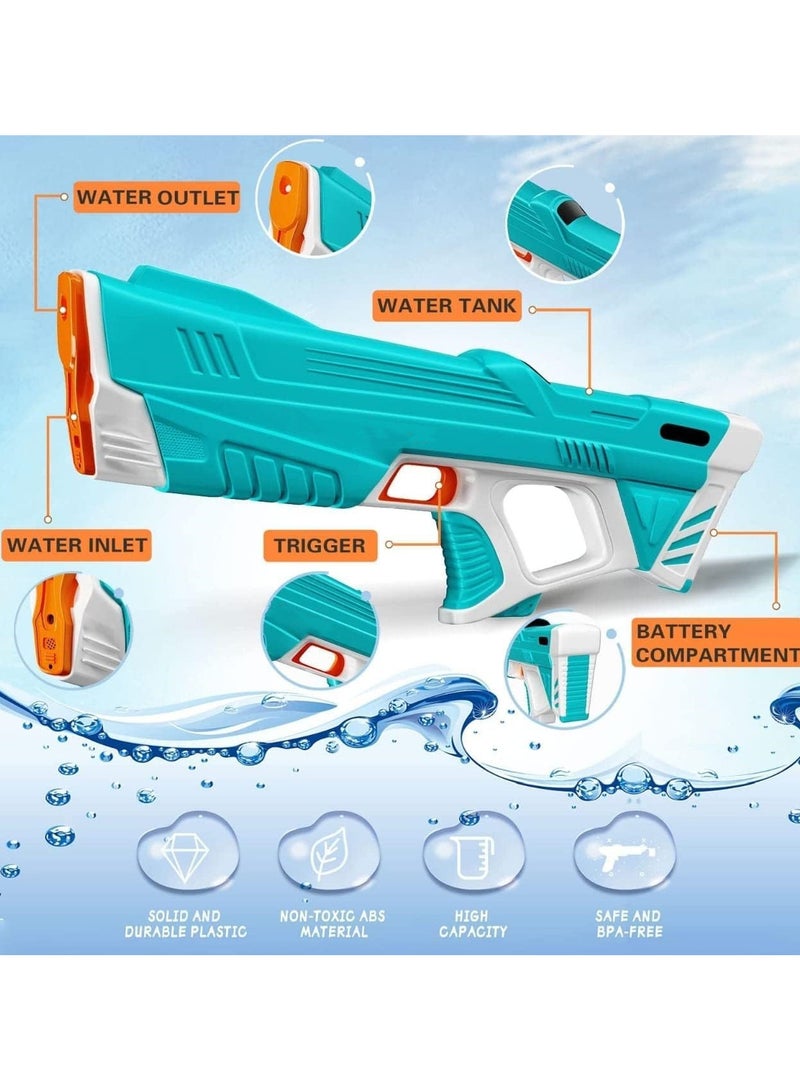 Water Gun Toy for Kids,Realistic Water Blasters Model That Absorbs Water Automatically,Water Battle Game Gun Toy