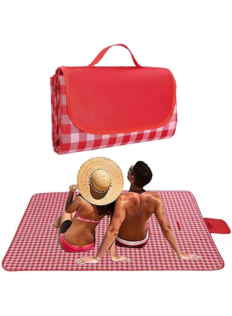 Folding waterproof outdoor picnic mat, Oxford cloth picnic mat, suitable for beach, lawn, daily outdoor picnic, wild camping 150cmx200cm