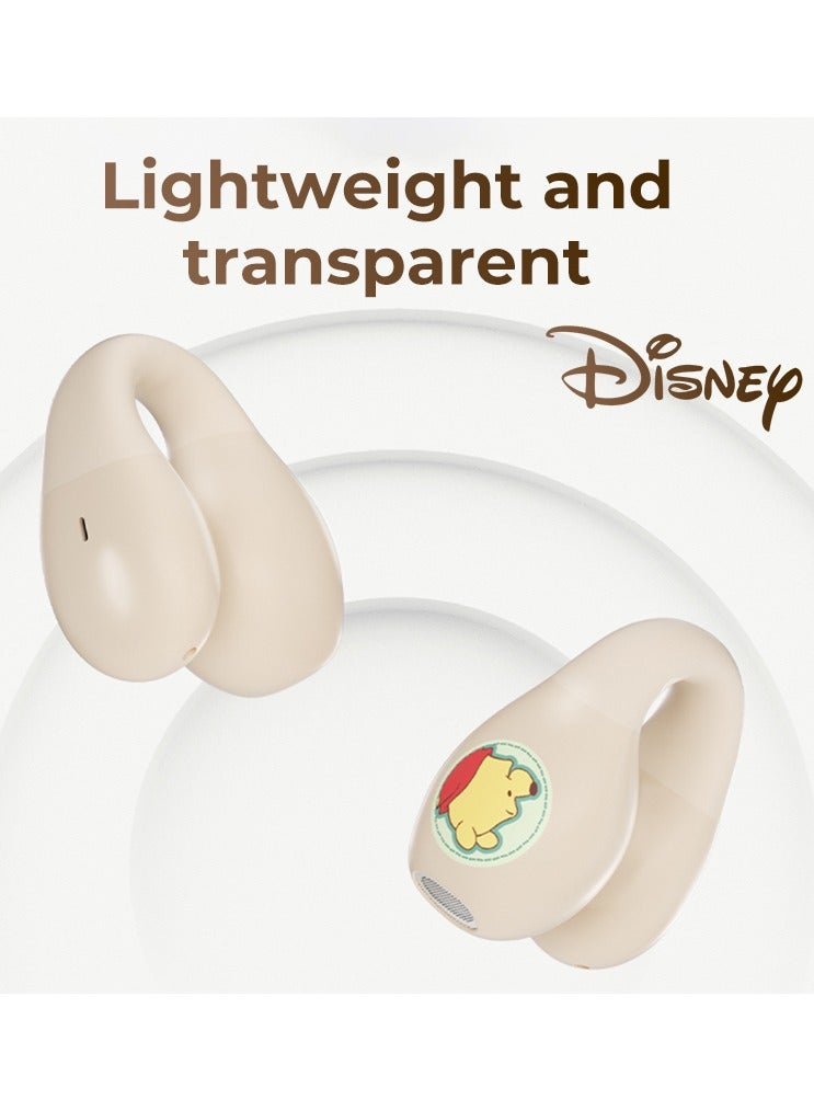 QS-T10 Clip-On Wireless Bluetooth 5.3 Kids Headphones Smart Touch Bambi
