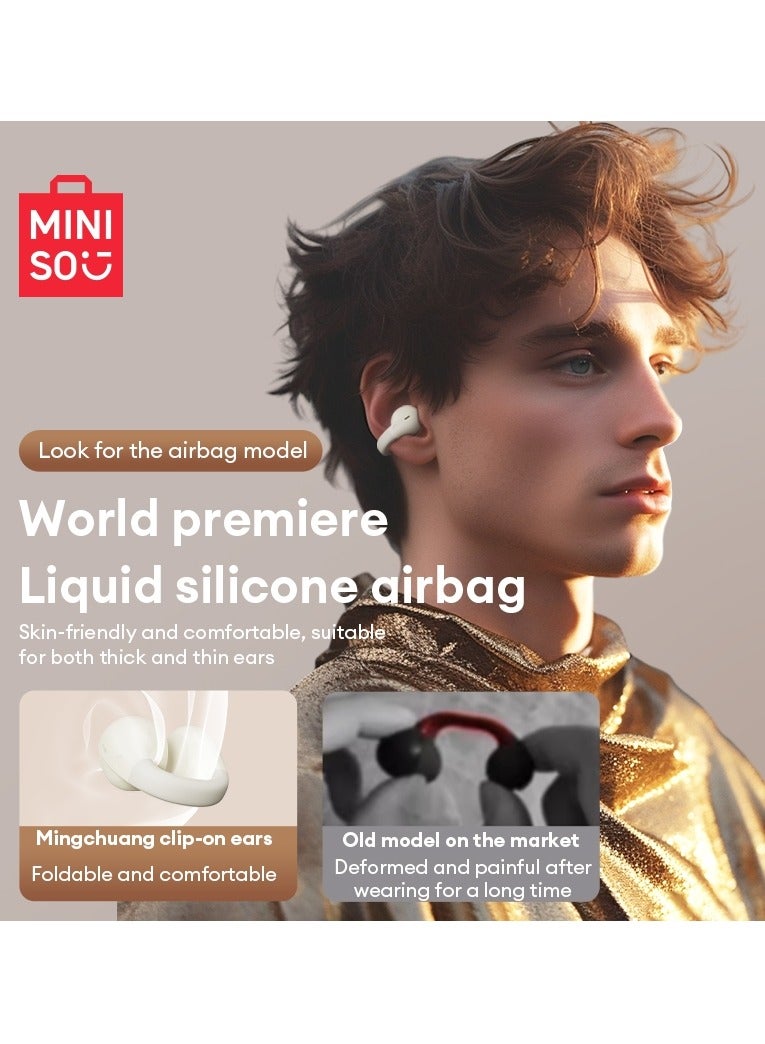 Miniso MCT12 Wireless Bluetooth Headphones-White