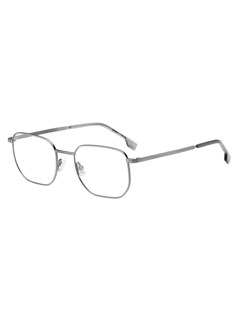 Men's Rectangular Shape Metal Sunglasses BOSS 1633  42 - Lens Size: 42.4 Mm - Ruthenium