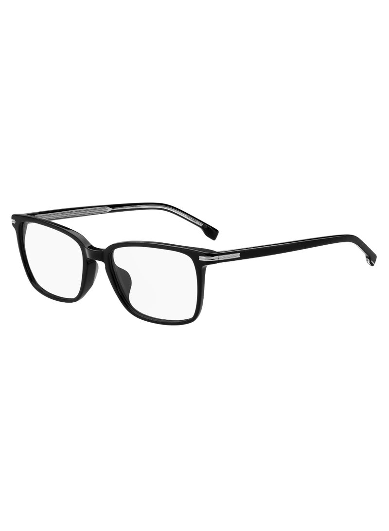 Men's Rectangular Shape Acetate Sunglasses BOSS 1670/F  41 - Lens Size: 40.5 Mm - Black