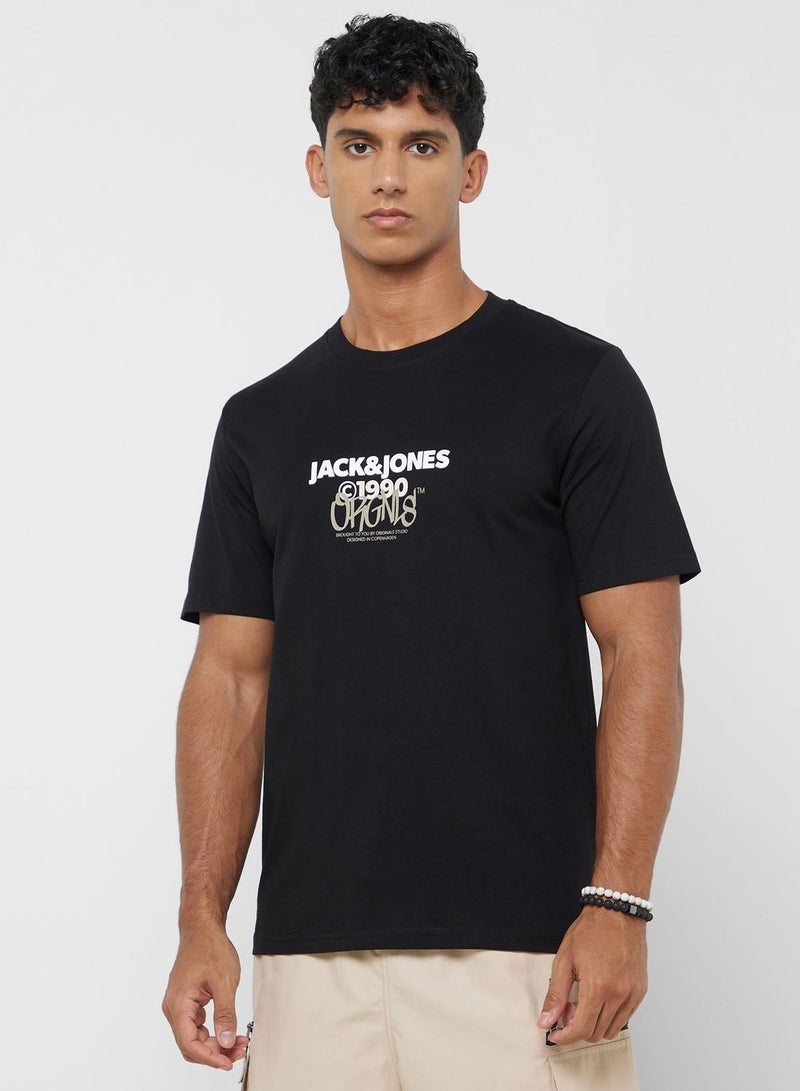 Jorbushwick Print Crew Neck T-Shirt