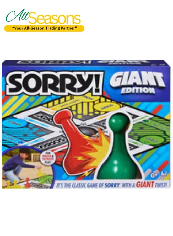 Sorry (Giant Edition) Game 2/4 Players