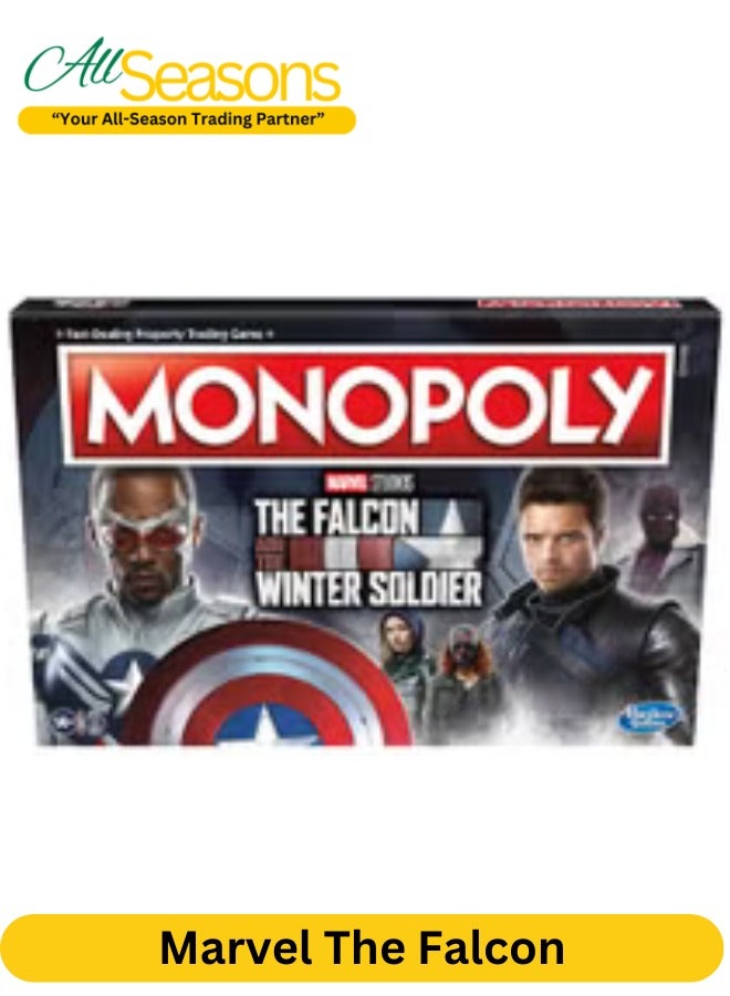 Marvel The Falcon And The Winter Soldier Edition Board Game For Marvel Fans, Game For 2-6 Players