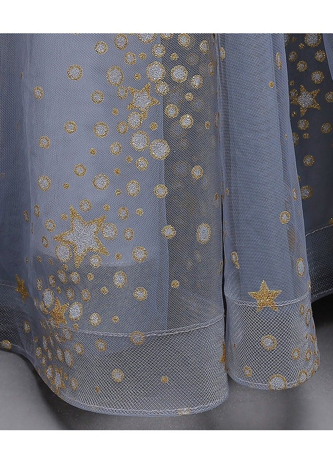 Elegant Girl Party Dress Sequin Embroidered Mesh Gorgeous Ball Evening Dress Formal Cocktail Girl Princess Dress