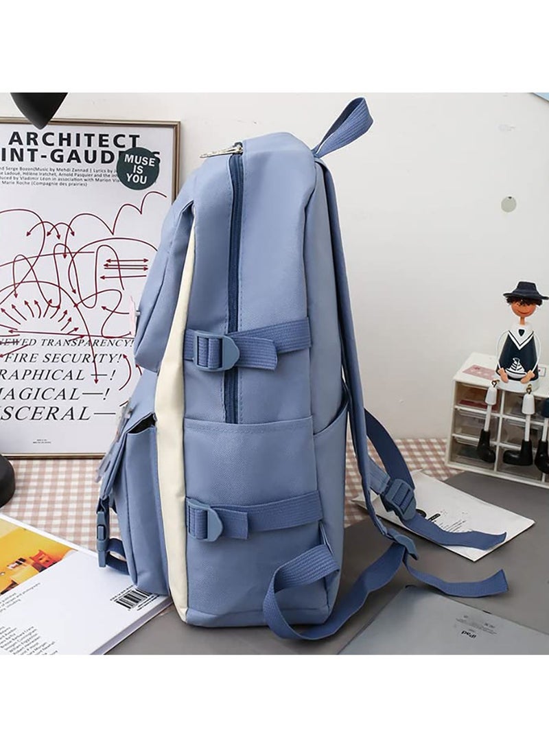Kids Backpacks 5 pcs Backpack Set School Bag Kids' Book bag Casual pack Travel Backpack include Shoulder Bag Handbag Drawstring&Pencil Bag for Boys or Girls