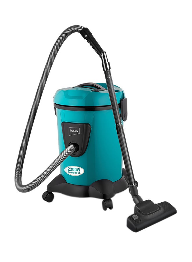 Turkish Vacuum Cleaner 21L Dust Bag Capacity With Dust Indicator, Dry And Air Blow Function And Low Noise Operation 21 L 2200 W VC 4709 Petroleum Green