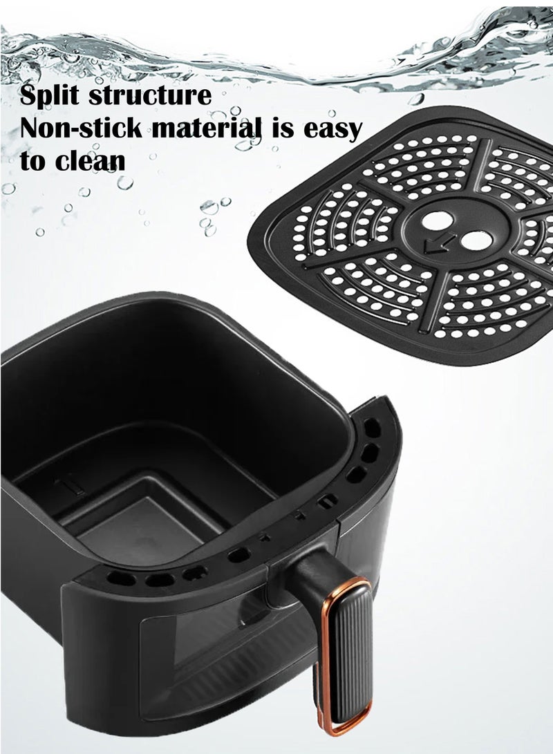 Air Fryers 6L Large Capacity Multi-Function Household Visible Circulating Hot Air Intelligent Touch Screen
