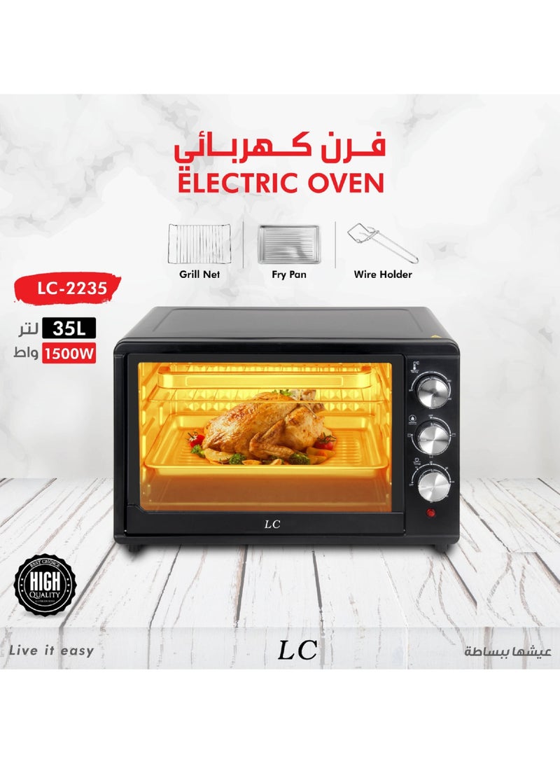 Electric Oven Perfect For Grilling 35 Ltr 1500 W