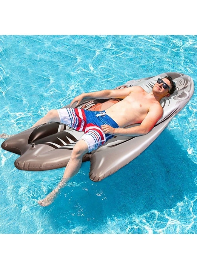 Inflatable Pool Float Lounge,Adult Pool Floating Raft,Floating Pool Lounger Sun Tanning Floats Cool Water Floaty for Swimming Pool Lake Float Beach Pool Party Toys