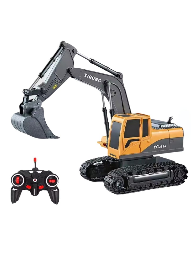 Children's Remote Control Excavator Electric Toy Car Large Digging Engineering Vehicle