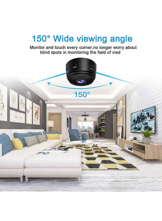 Mini Camera Home Surveillance Camera Night Vision Motion Detection for Home Car Indoor Outdoor Security