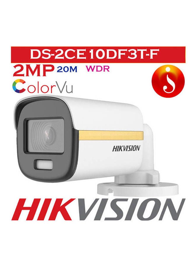 2 MP ColorVu Fixed Mini Bullet Camera DS-2CE10DF3T-PF(2.8mm)