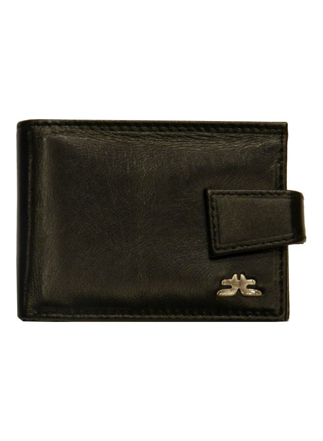 Bi-Fold Men's Leather Wallet Black