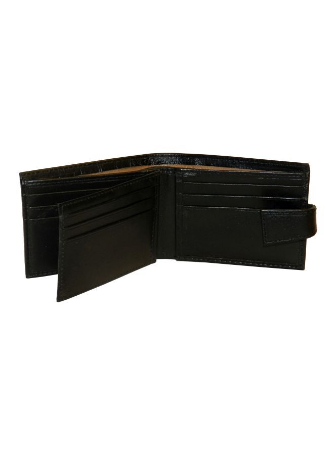 Bi-Fold Men's Leather Wallet Black