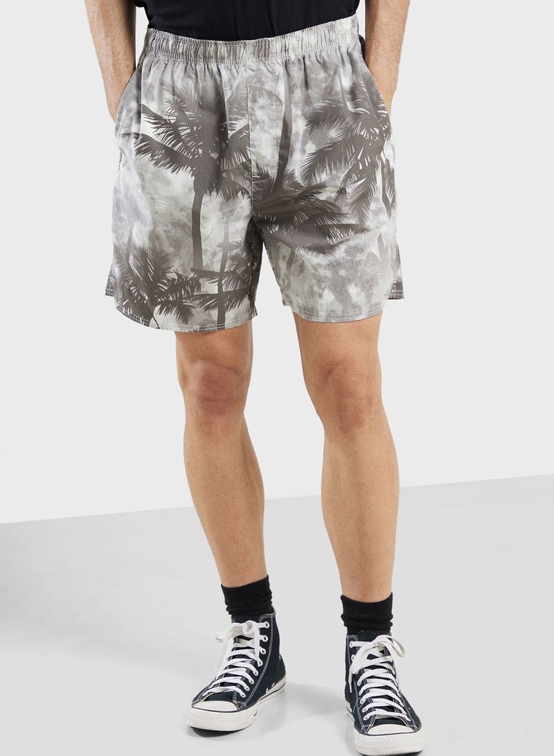 All Over Printed Resort Shorts