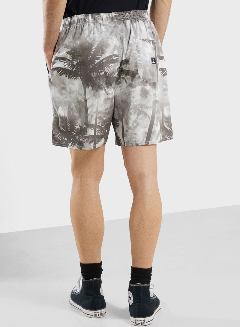 All Over Printed Resort Shorts