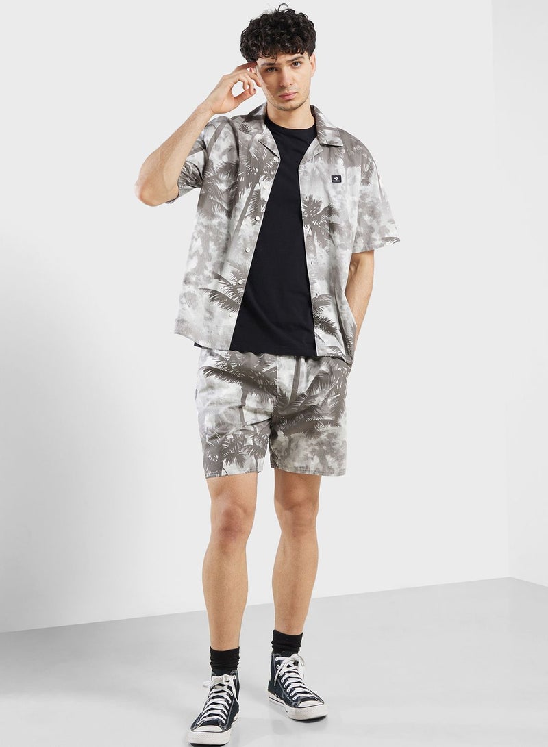 All Over Printed Resort Shorts
