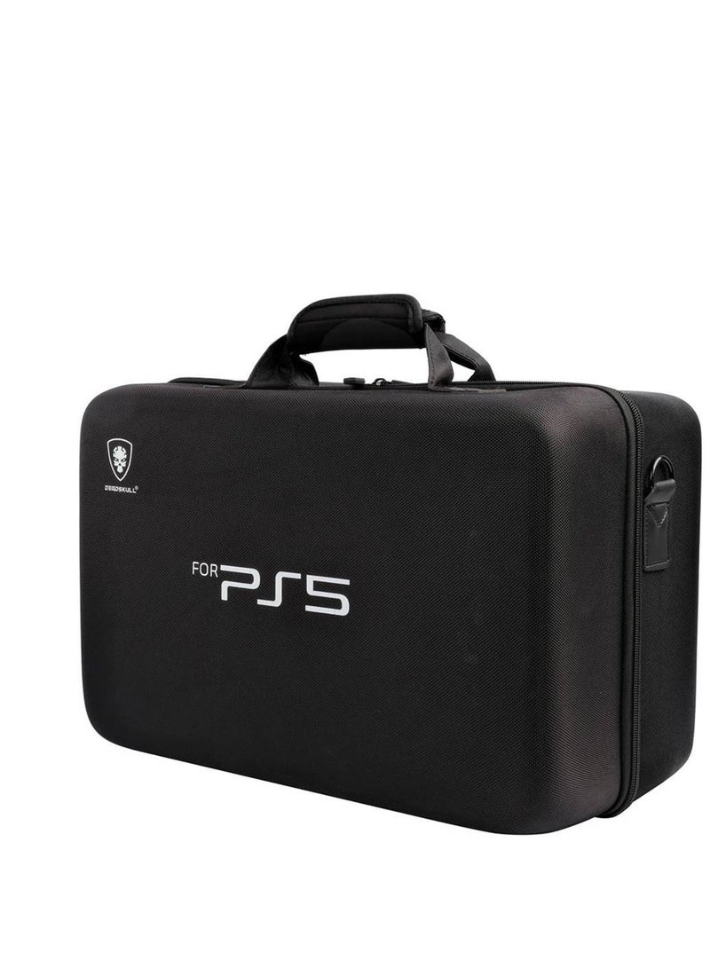Dead Skull Hardshell PS5 Carrying Case, Soft Interior Material, Adjustable Shoulder Strap, Widened Pad, Black |