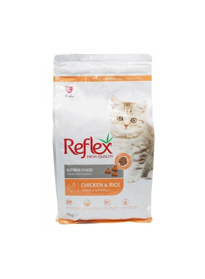 Reflex High Quality Kitten Food With Chicken & Rice(2 Kg)