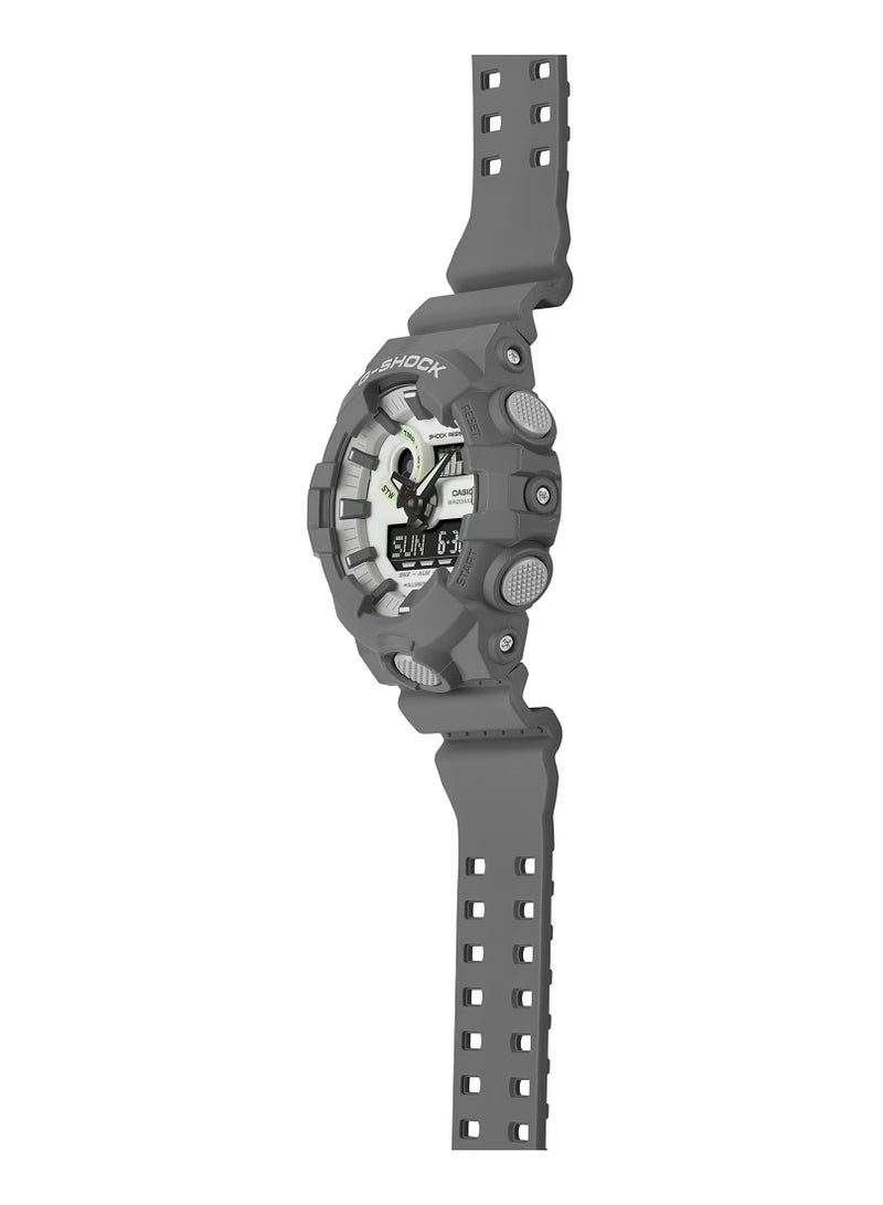 Analog+Digital Resin Band Watch GA-700HD-8ADR