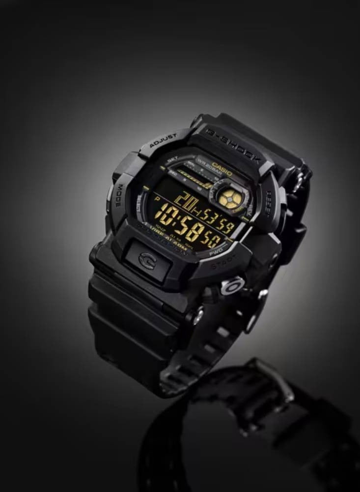 Men's Digital Asymmetrical Shape Resin Wrist Watch GD-350-1DR - 50.8 Mm