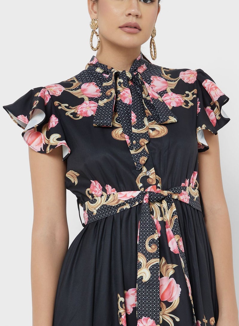 Floral Print Dress