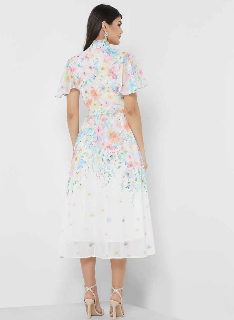 Floral Print Dress