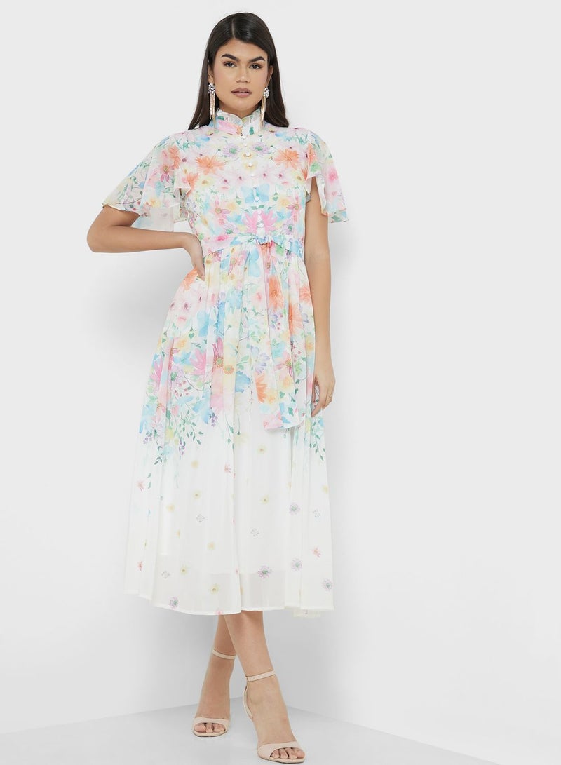 Floral Print Dress