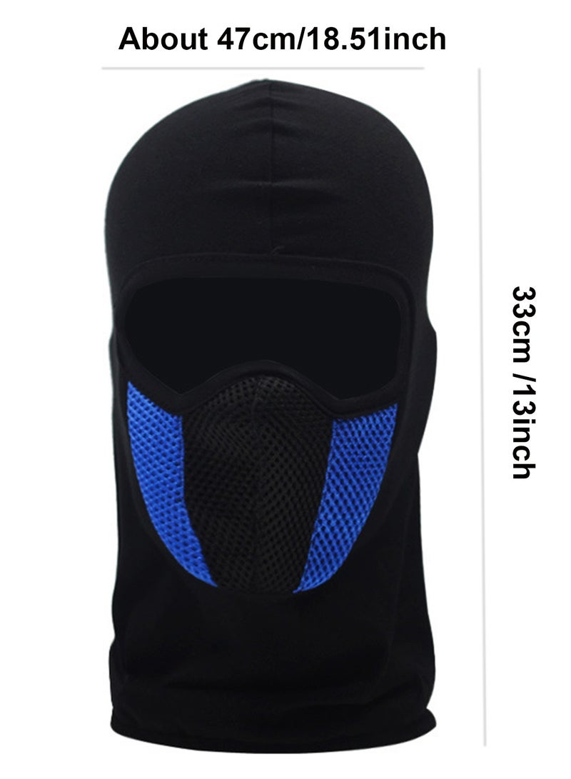 4 Pieces Ski Mask Balaclava Face Mask for Winter Full Face Cover Designed with 1 Hole and Breathing Holes for Men Women Windproof Winter Hat Cold Weather Protection for Motorcycle Riding Bike Cycling