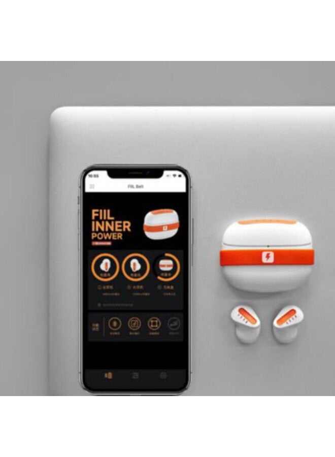 Fiil Belt True Wireles Sports Earphones, Sweet Orange Ice Cream
