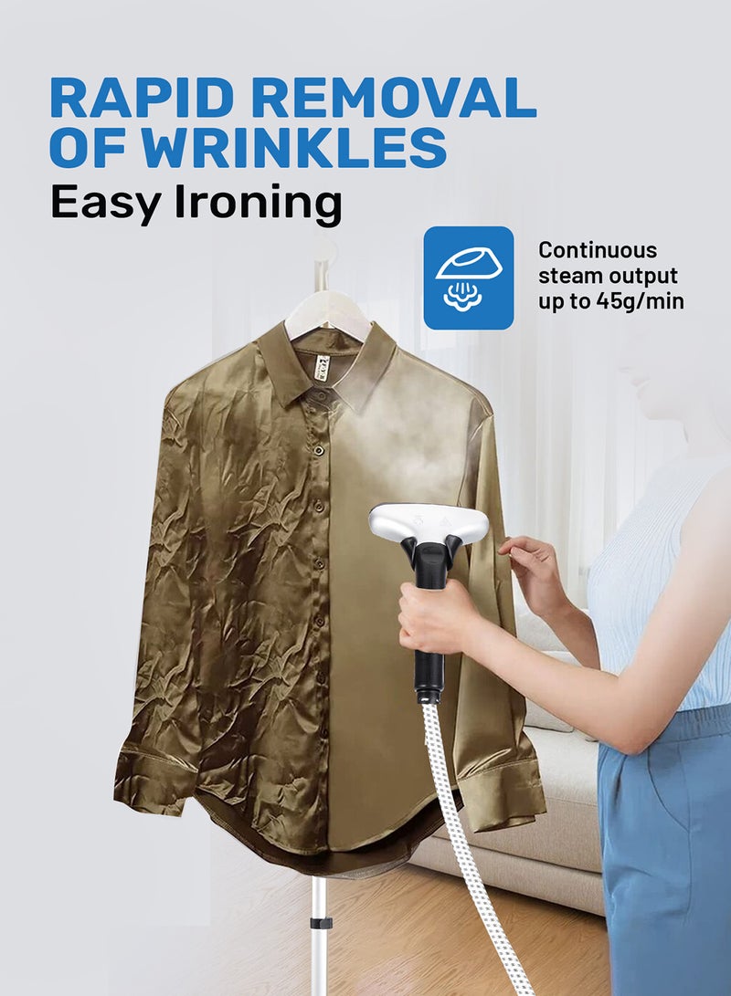 Garment Steamer Foldable Hanger with Trouser Clip, 1 Power Level/ 3 l Water Detachable Tank Capacity, Suitable for all Kinds of Fabric and Safe for Delicate Fabrics 3 L 2200 W GGS9254N Black