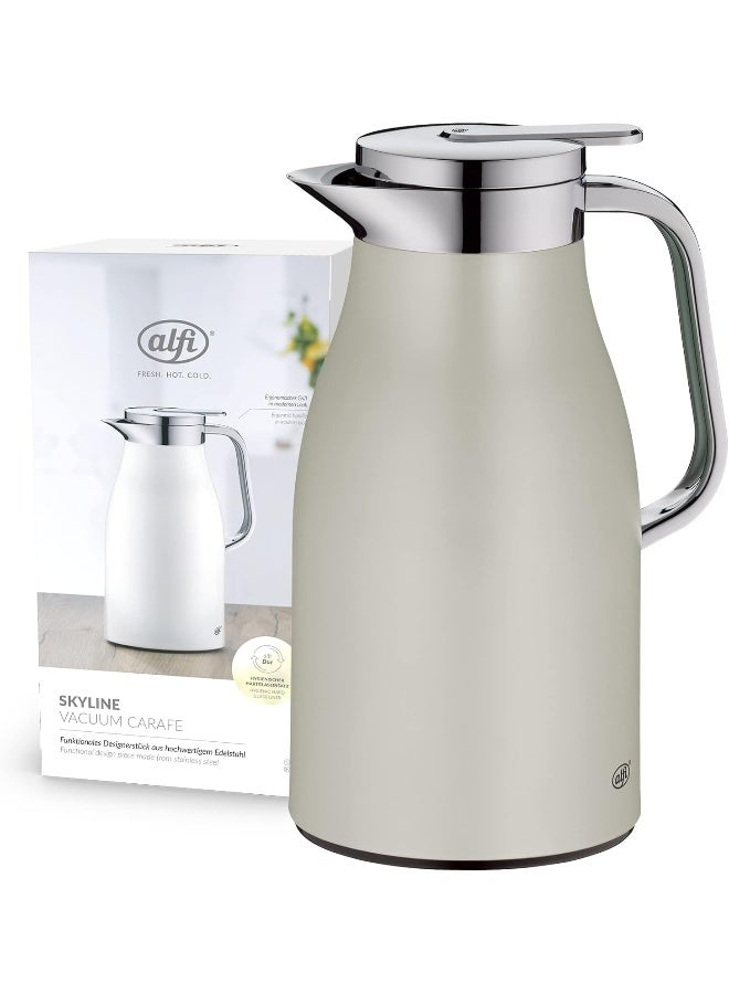 Skyline Tea Flask Silverlining 1L Chrome