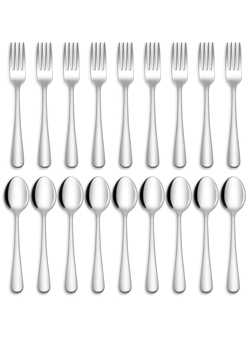 Hiware 24-piece Forks and Spoons Silverware Set, Food Grade Stainless Steel Flatware Cutlery Set for Home, Kitchen and Restaurant, Mirror Polished, Dishwasher Safe…