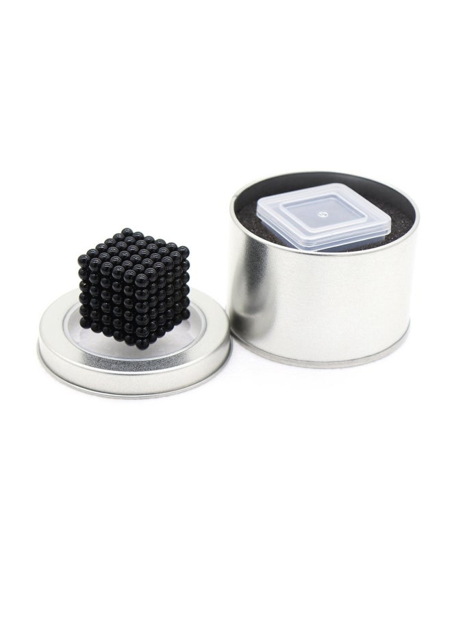 Magnetic DIY Beads 5MM Bright Black 216+6+Iron Box