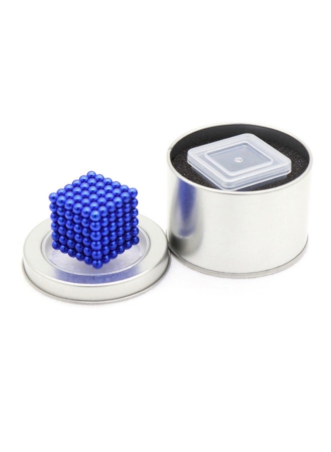 Magnetic DIY Beads 5MM Dark Blue 216+6+Iron Box