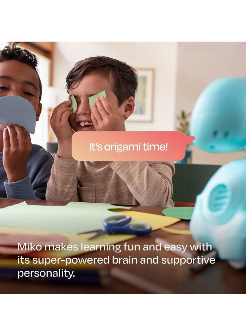3 AI-Powered Smart Robot for Kids, STEM Learning Educational Robot, Interactive Voice Control Robot with App Control, Disney Stories, Coding Apps, Unlimited Games for Girls & Boys Ages 5-10 Blue