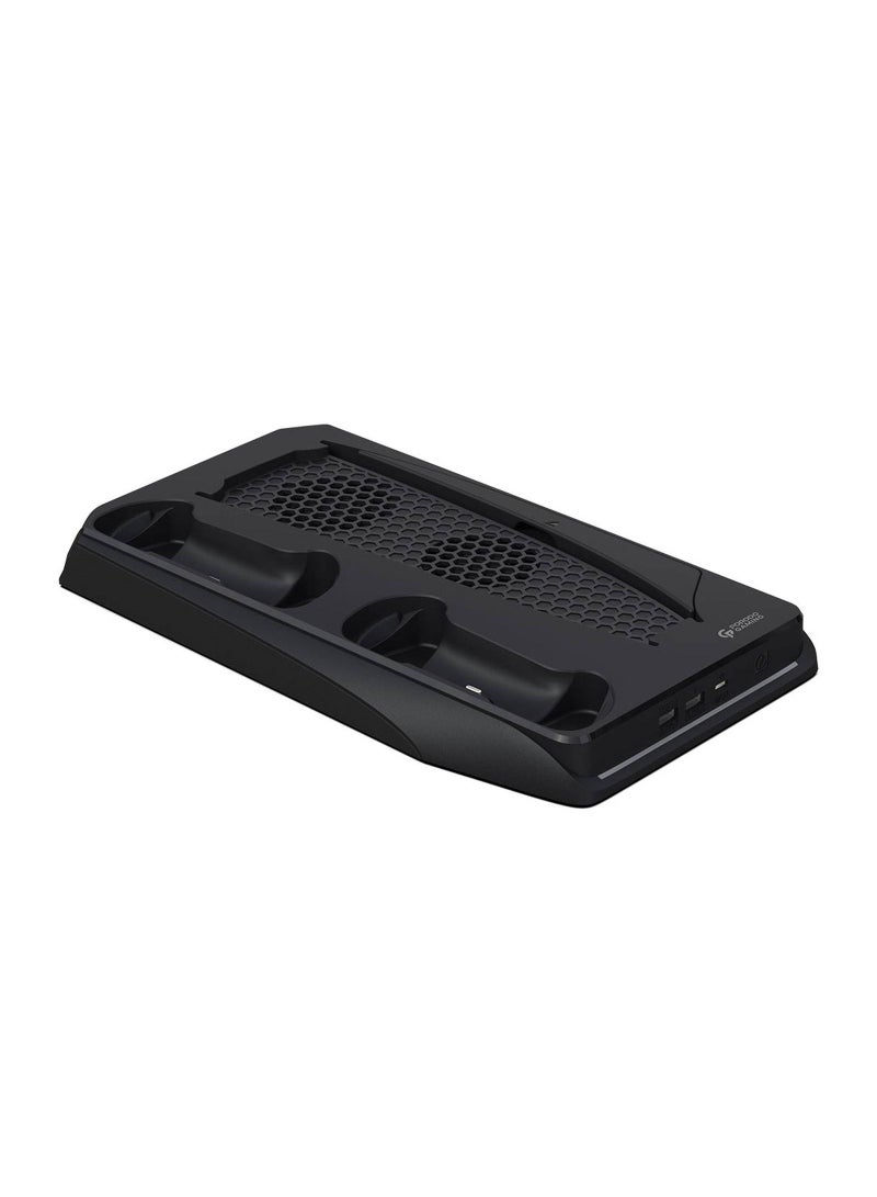 Cooling Pad And Charging HUB 3-Level Fan Speed Touch Control PS5 Holder -Black