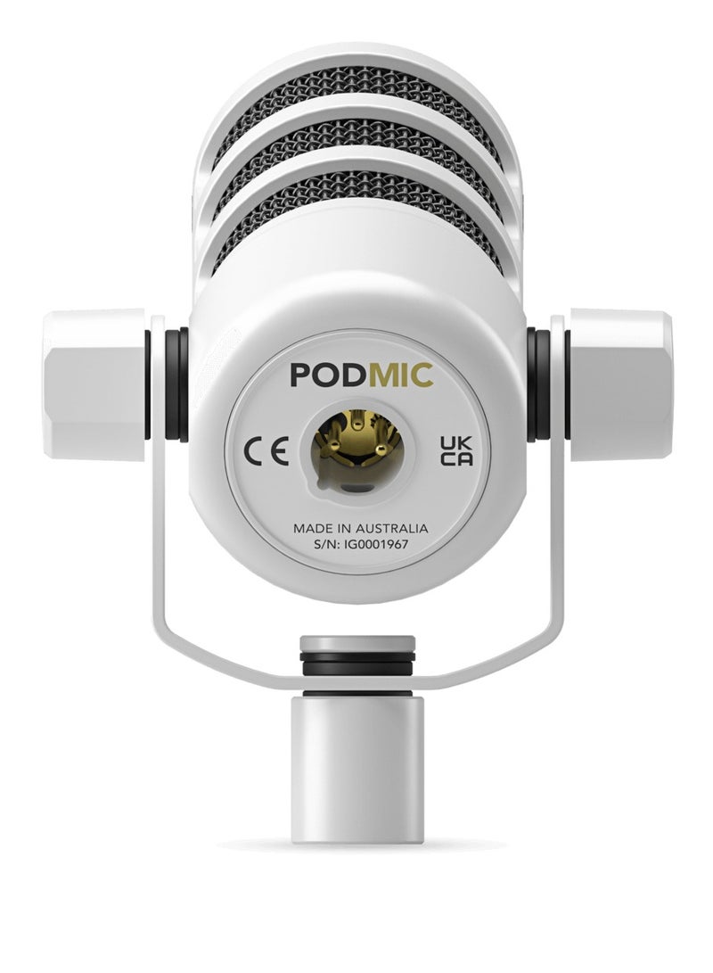 Podmic Dynamic Podcasting Microphone PODMICW White